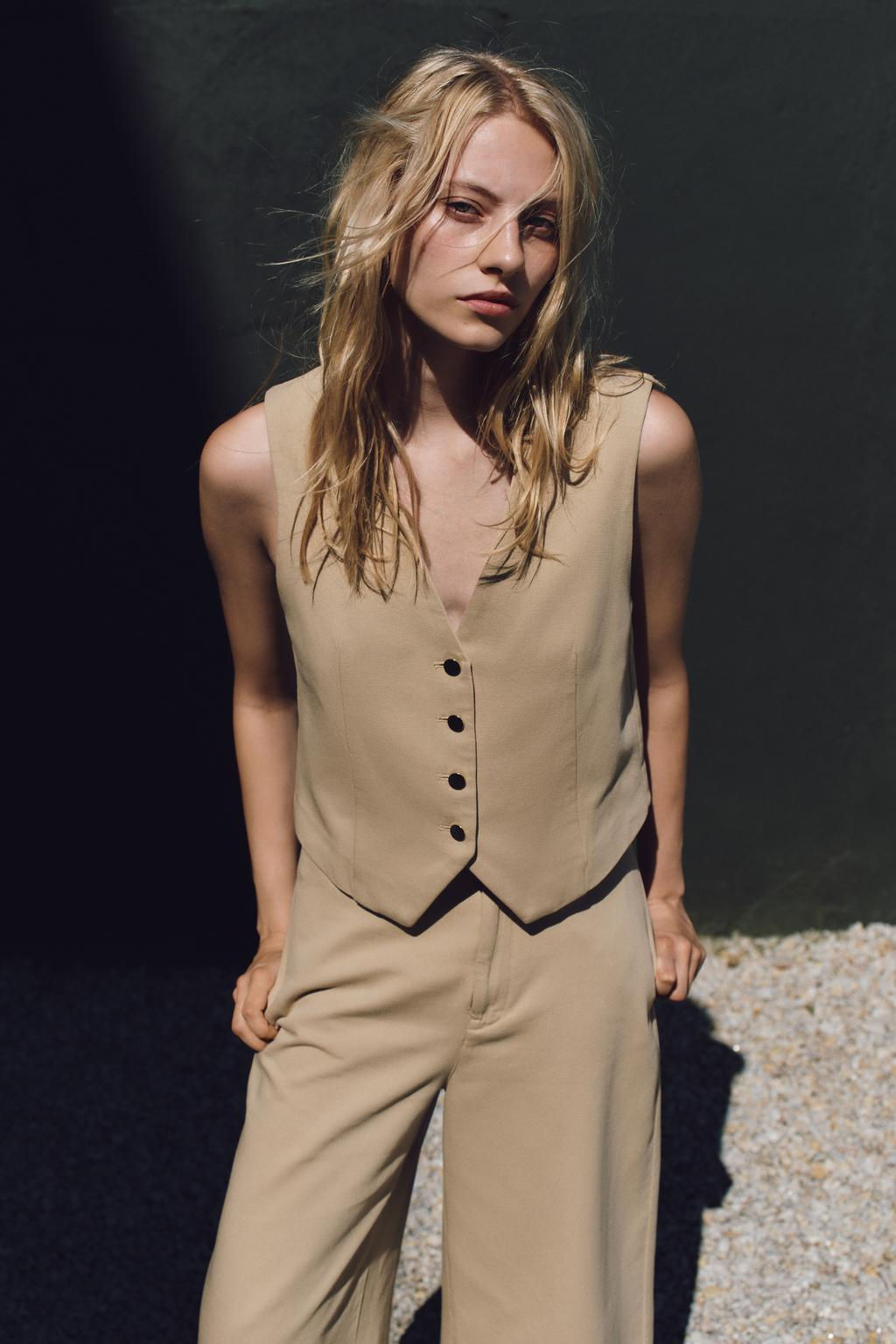 TWILL WAISTCOAT - Zara фото 2