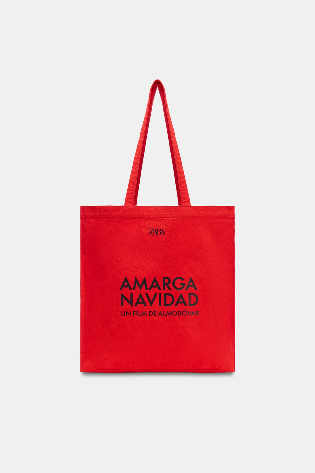 BOLSA SHOPPER ALMOD?VAR / Rojo - Zara фото 2
