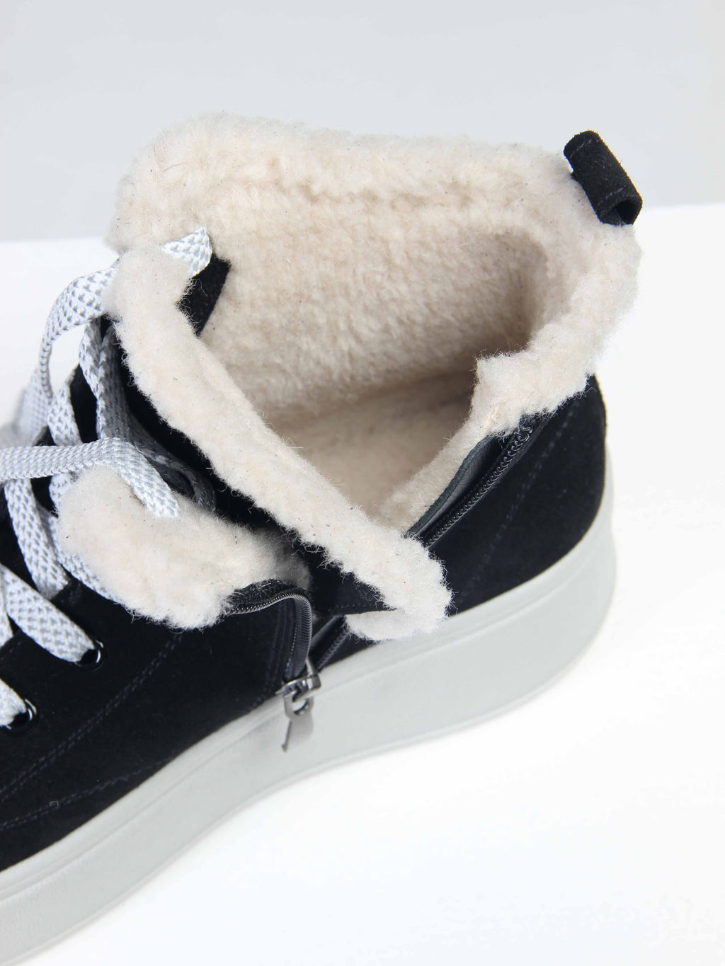 Ботинки 217.ALTAgr. черный замша/Шерсть