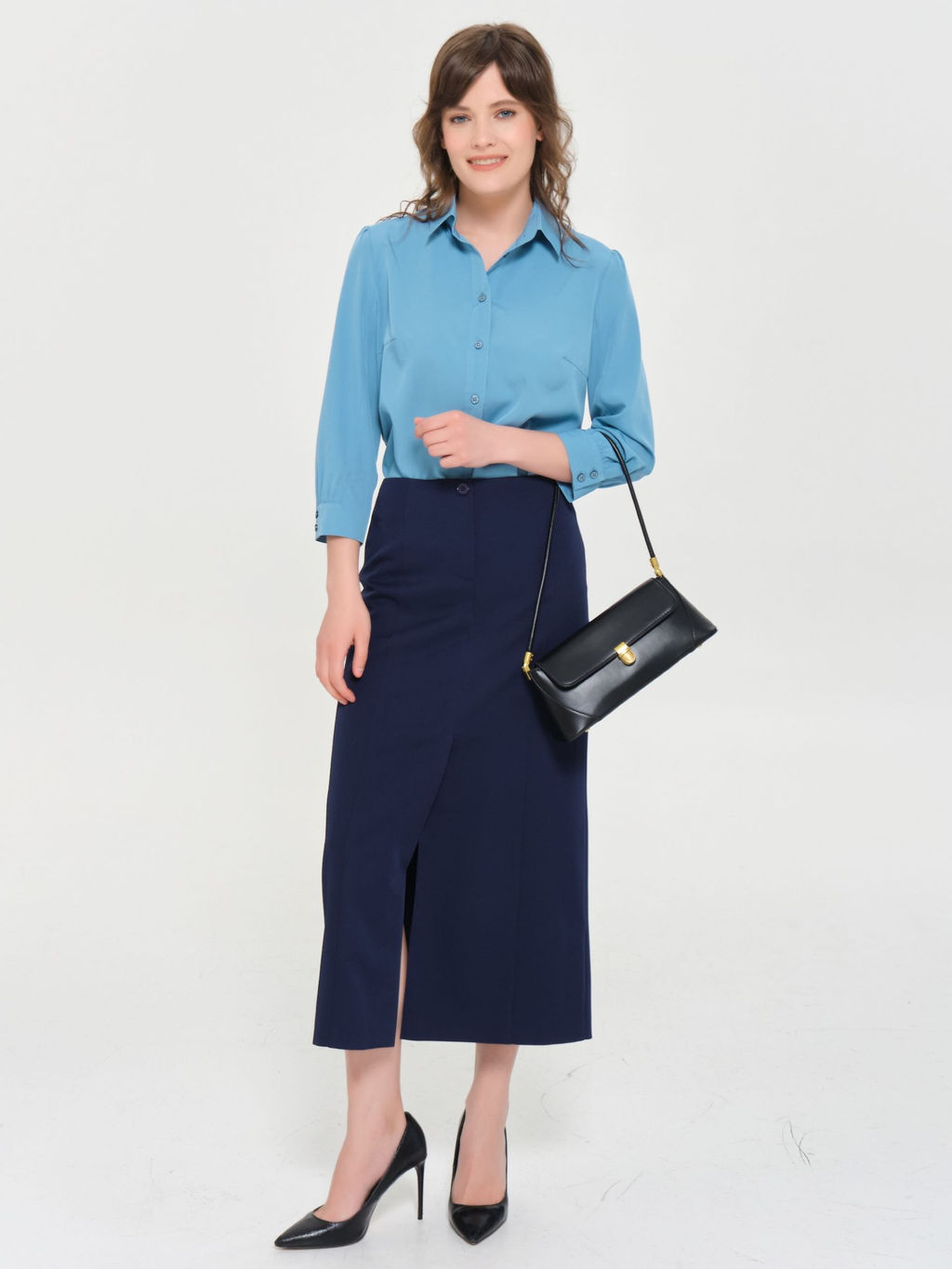 Блузка с оригинальным кроем рукава - Priz фото 15