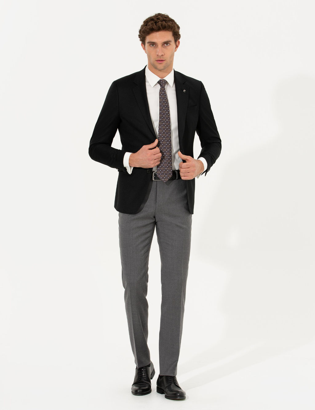 Черная зауженная куртка - Cacharel фото 4