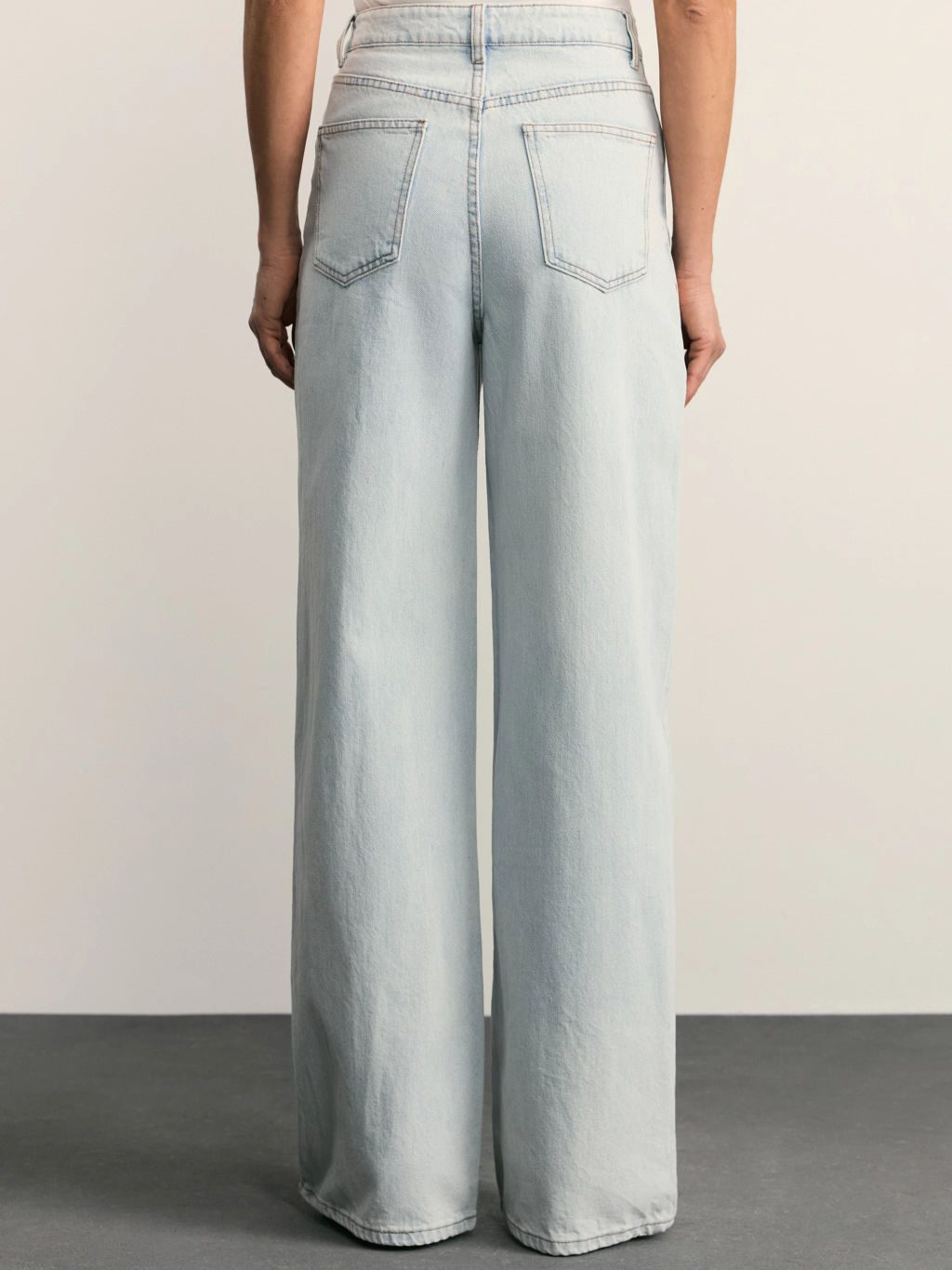 Джинсы wide leg с высокой посадкой / Zarina фото 4