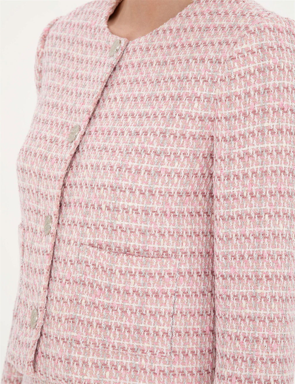 Pembe T_vit Crop Ceket - Pierre cardin фото 7