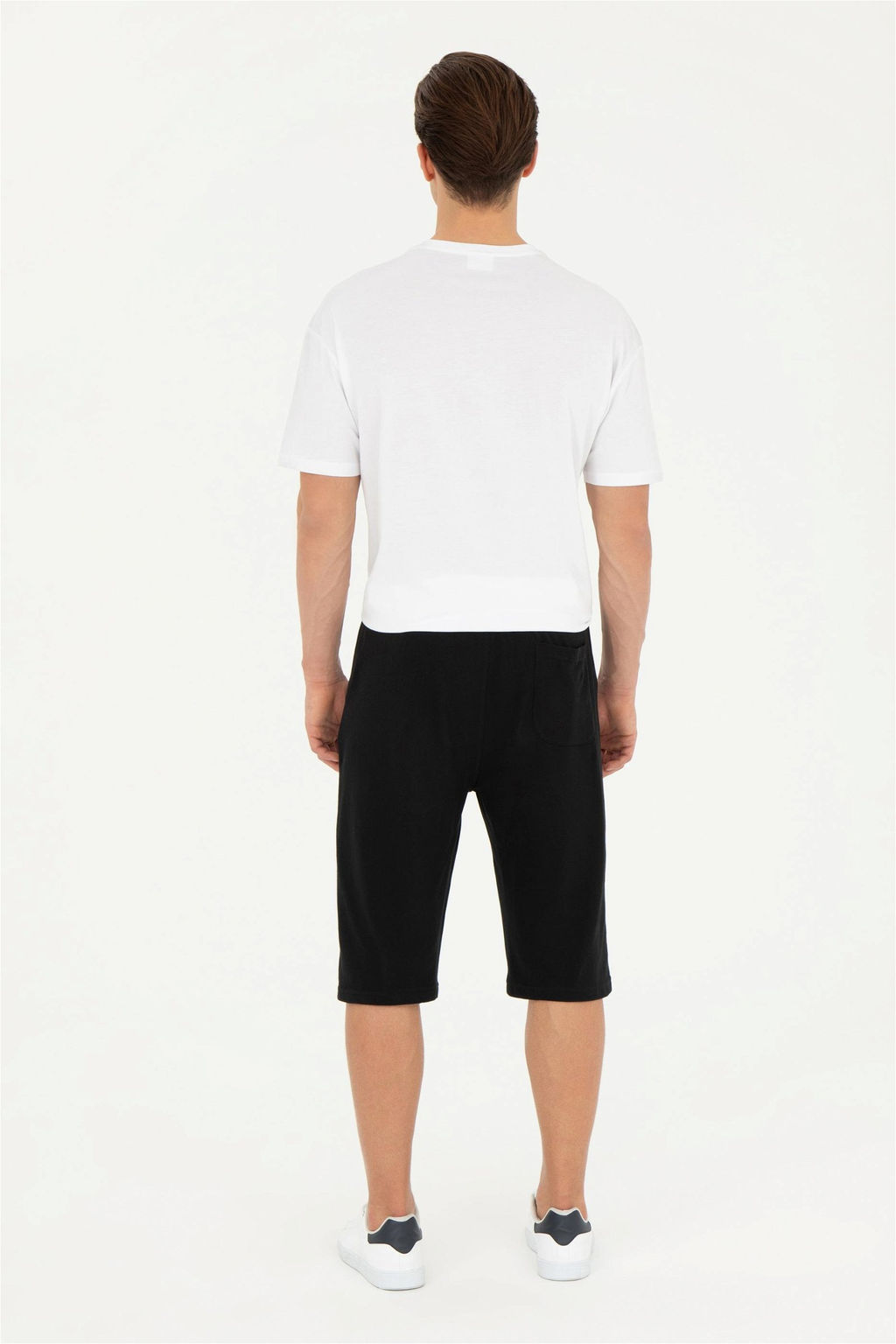 Мужские черные трикотажные шорты - U.s. polo assn фото 4