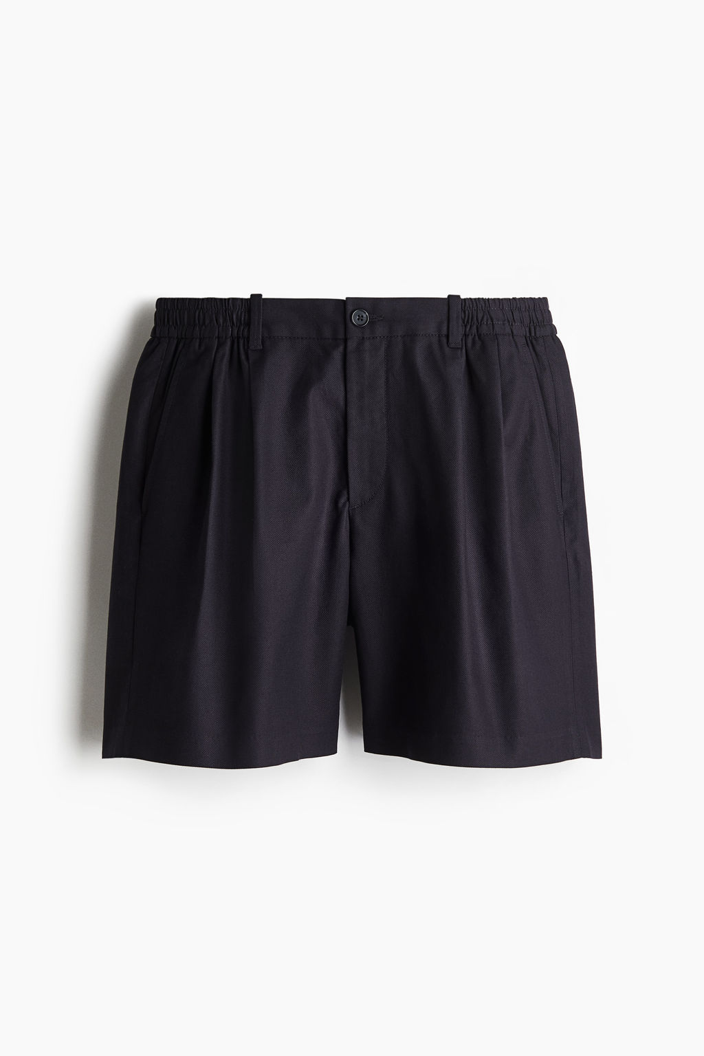 Pantal?n corto en mezcla de lino Relaxed Fit