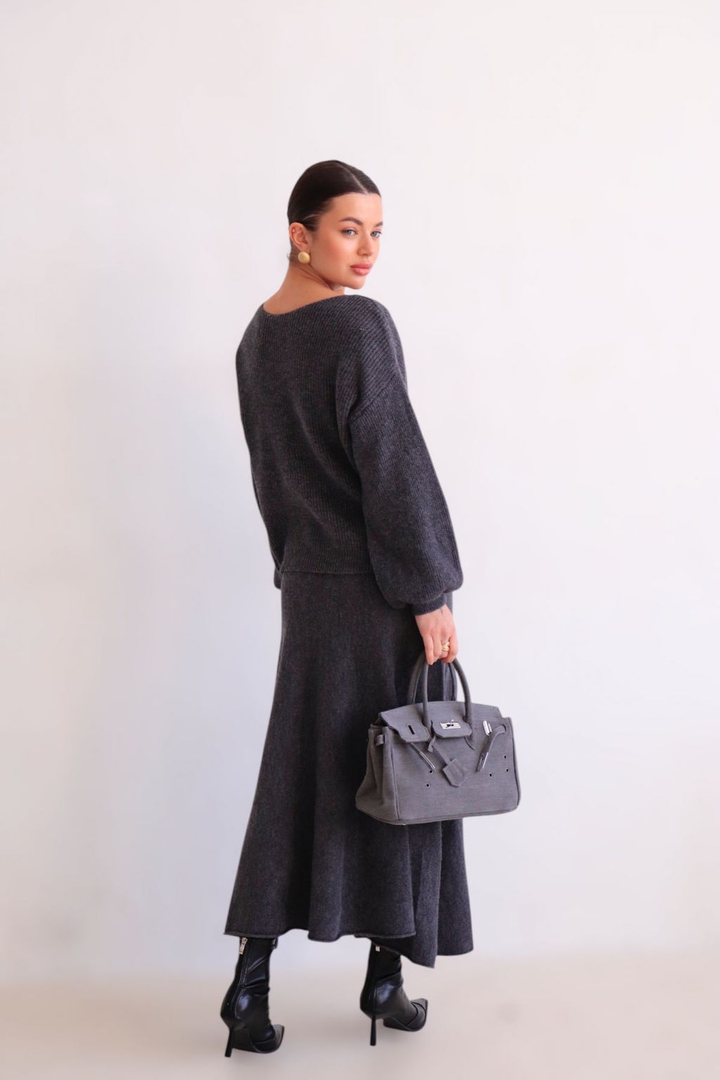 Martichelli Костюм вязаный тёмно-серый  фото 16