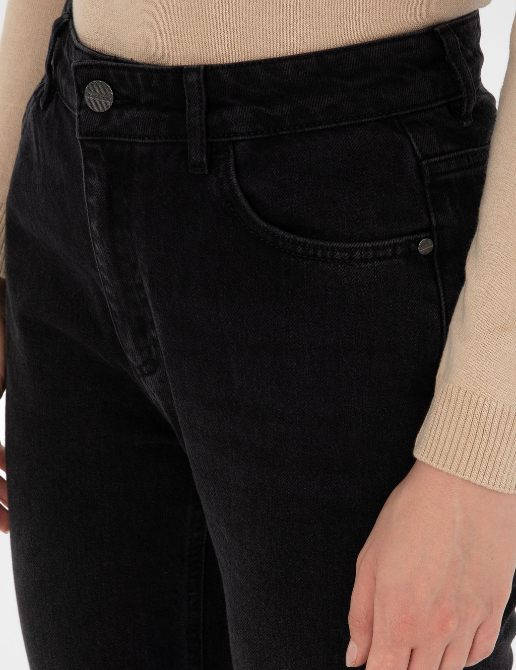 Siyah Straight Fit Jean Pantolon - Pierre cardin фото 5