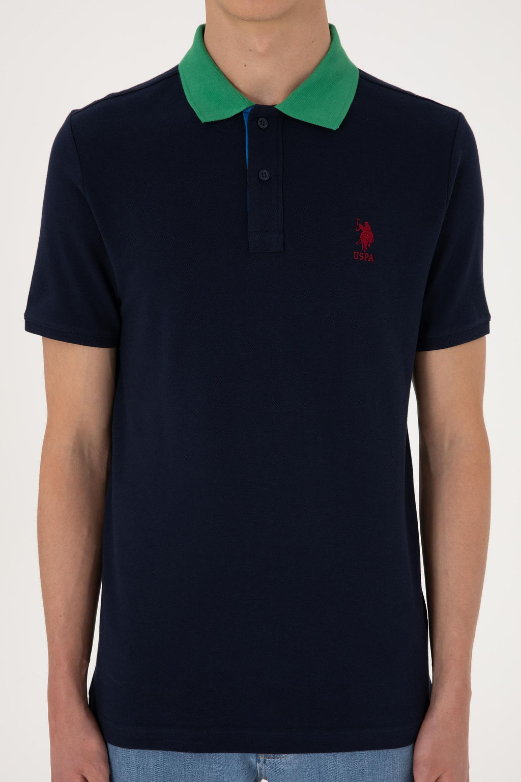 Erkek Regular Fit Polo Yaka Lacivert Ti__rt Sepette S_rpriz _ndirim - U.s. polo assn фото 6