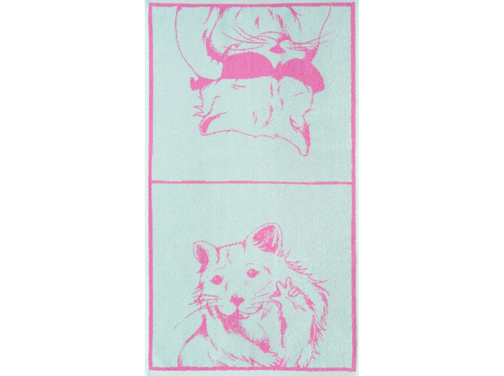 6с103.412ж1 Комяк для настроения(розов.10) Полотенце махровое 50х90см