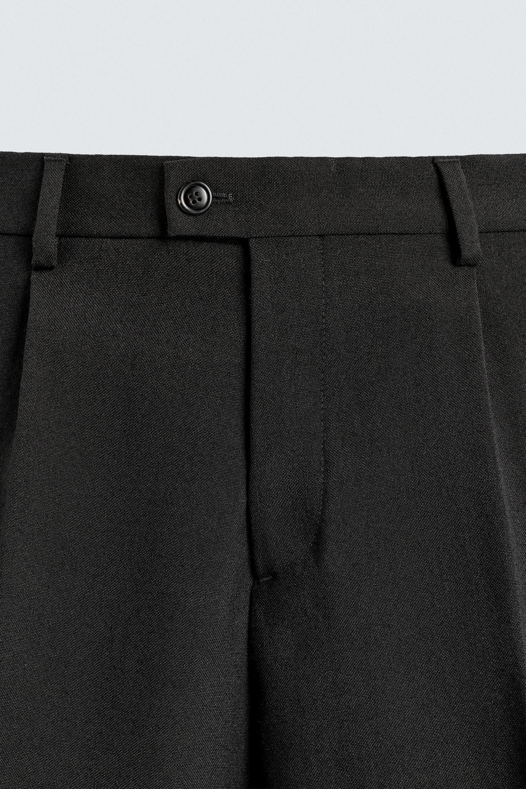 PANTAL?N TRAJE 100% LANA / Negro - Zara фото 7