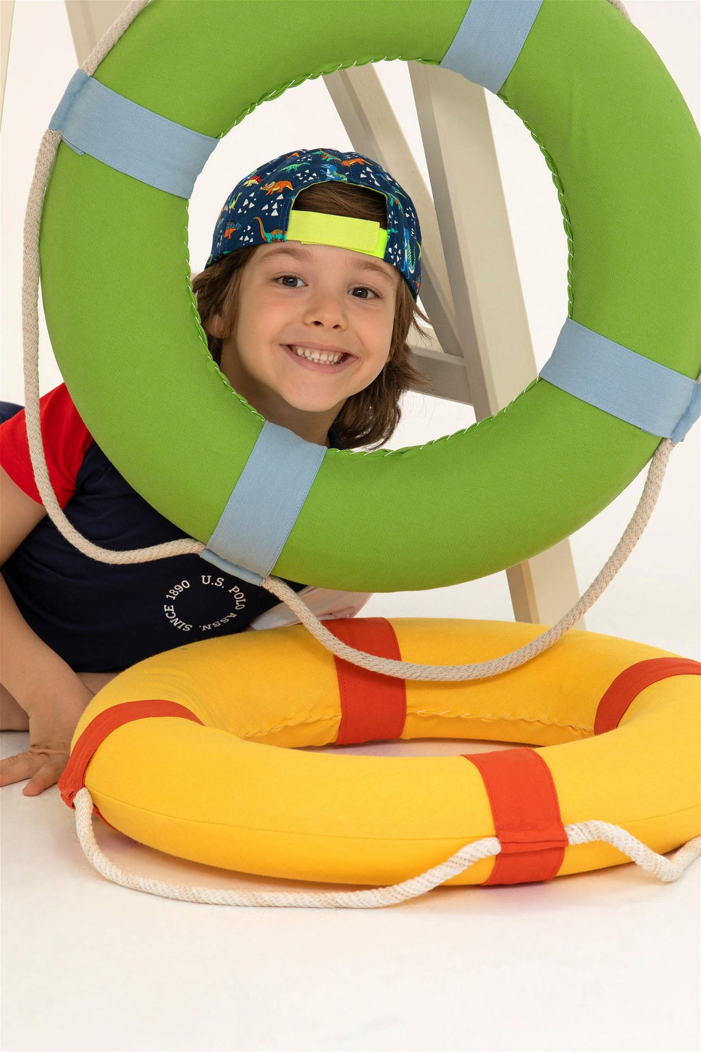 Детская темно-синяя футболка с круглым вырезом Неожиданная скидка в корзине - U.s. polo assn фото 3