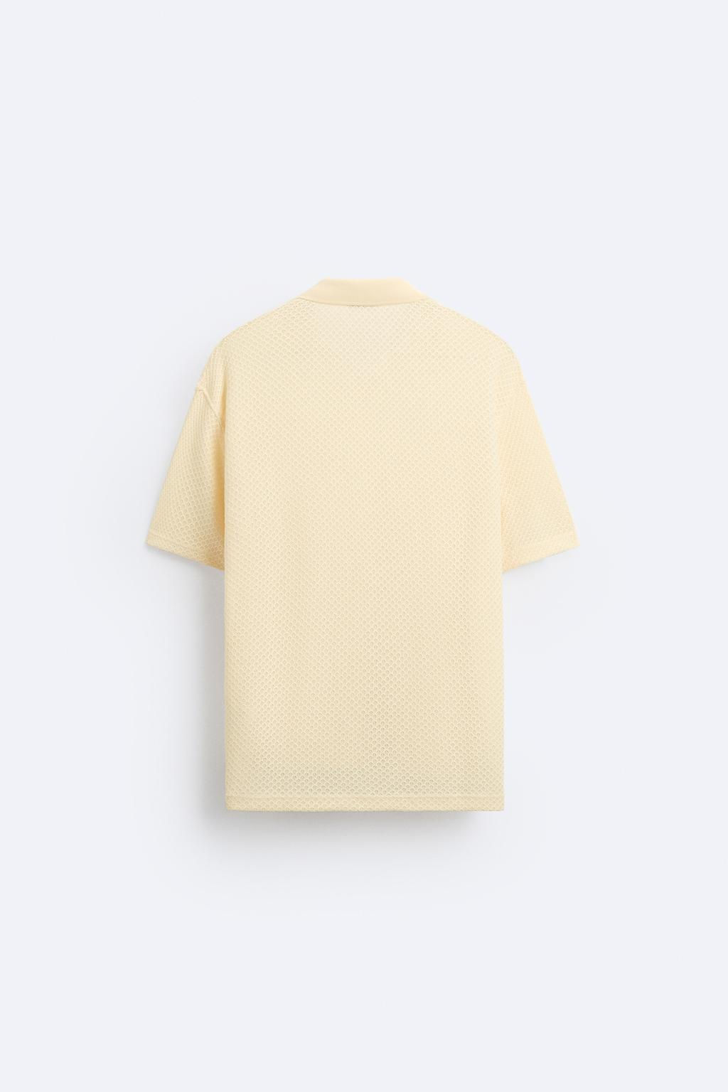 TEXTURED POLO SHIRT - Zara фото 23
