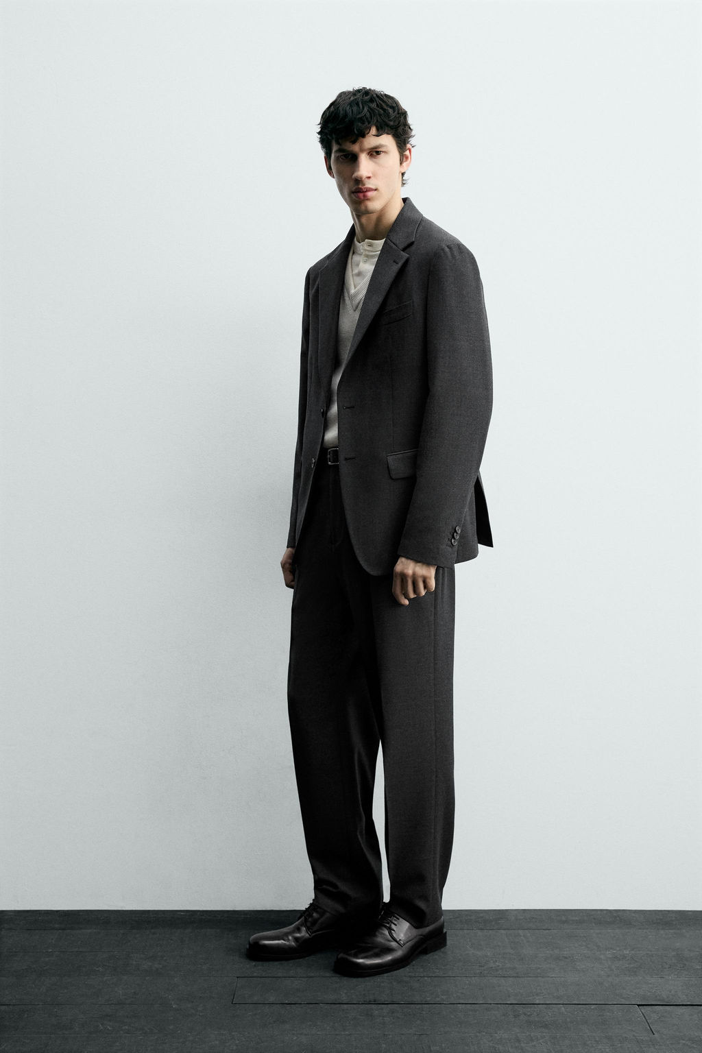 100% WOOL SUIT BLAZER - Zara фото 4
