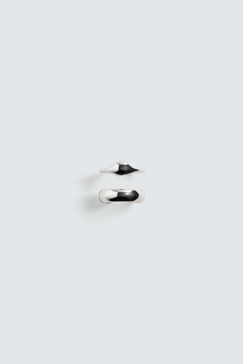 PACK OF 2 COMBINED METAL RINGS - Zara фото 9