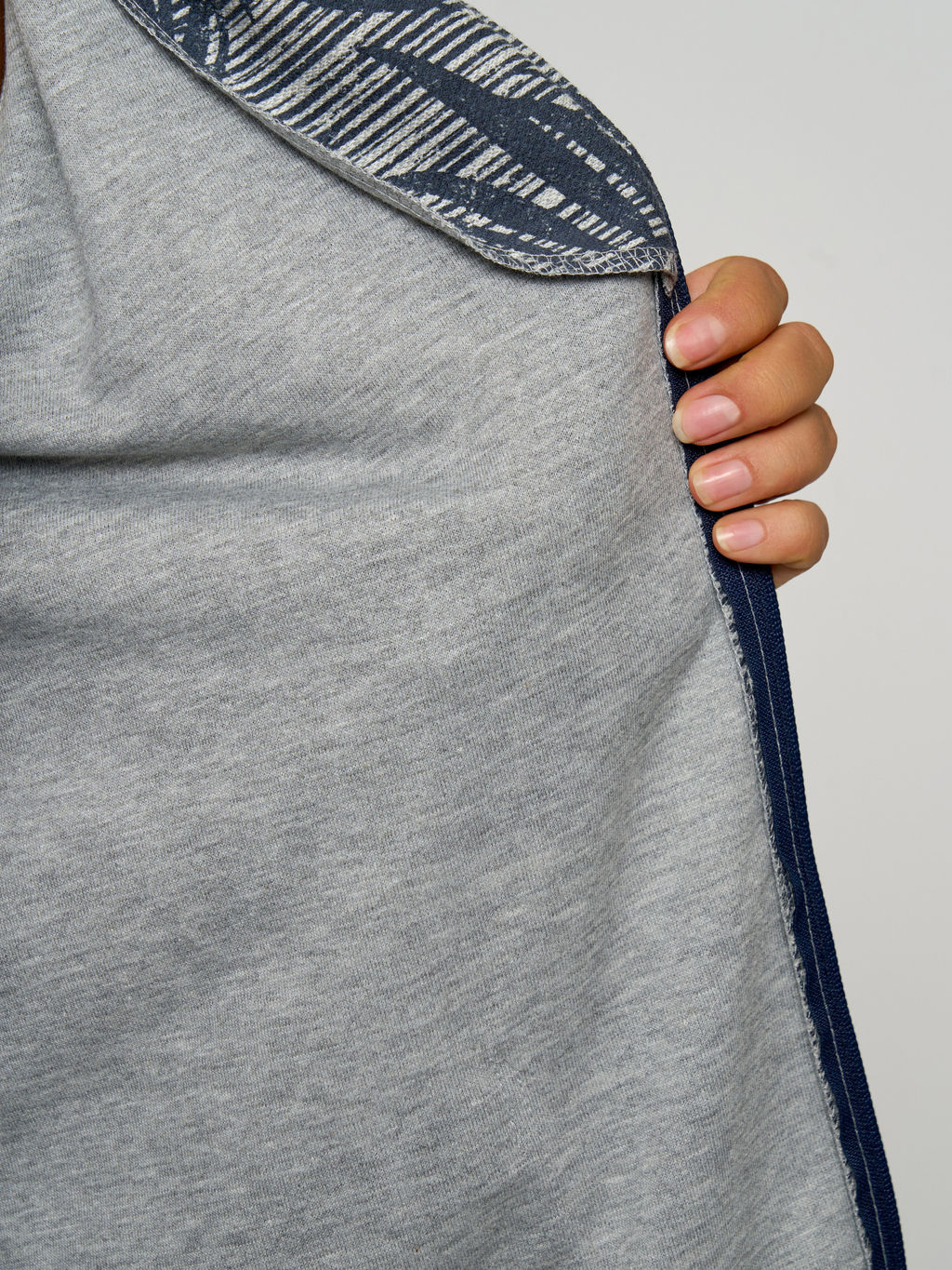 Кардиган женский футер 3-х нитка петля Аида СИНЯЯ ВЕТКА - Domtrik фото 3