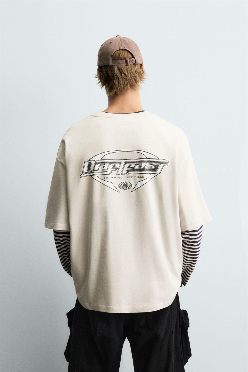 WASHED GRAPHIC T-SHIRT - Zara фото 3
