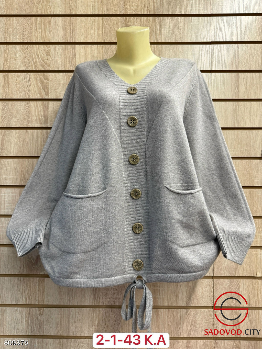 свитер женский с карманами - Bruno фото 3