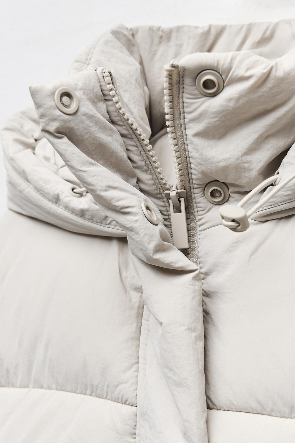 WATER-REPELLENT PUFFER ANORAK - Zara фото 18