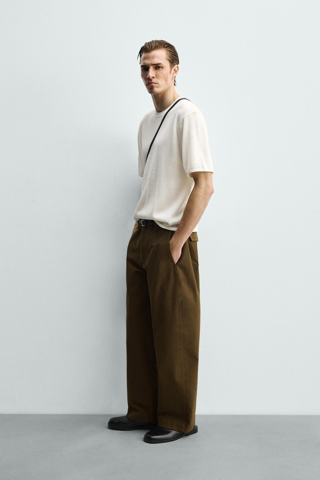 VISCOSE BLEND KNIT T-SHIRT - Zara фото 12