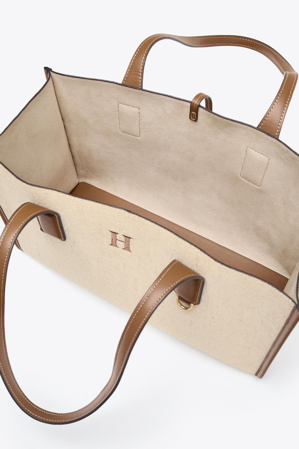 MAXI CANVAS TOTE BAG - Zara фото 4
