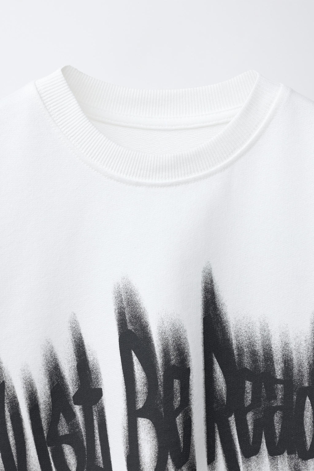 CAMISETA FELPA ESTAMPADA GRAFFITI / Blanco - Zara фото 3