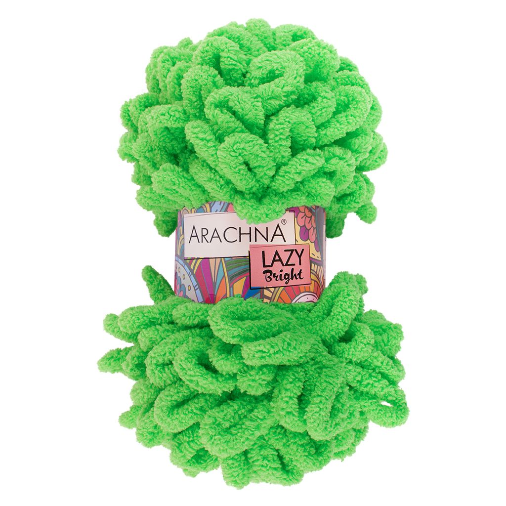Пряжа ARACHNA LAZY BRIGHT 100% микрополиэстер 5 шт. х 100 г 8.5 м  0.2 м
