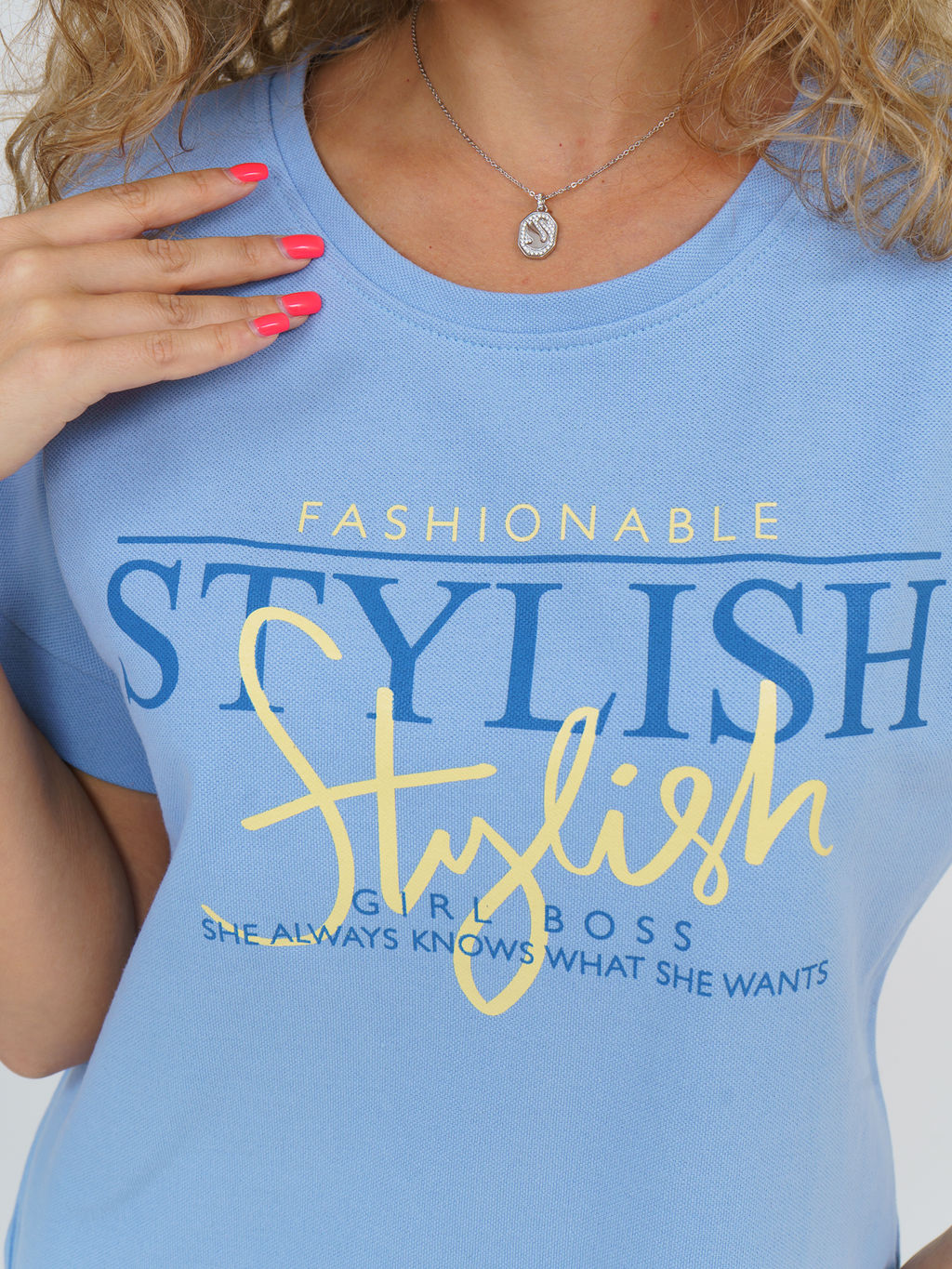 876 Платье "Голубой"