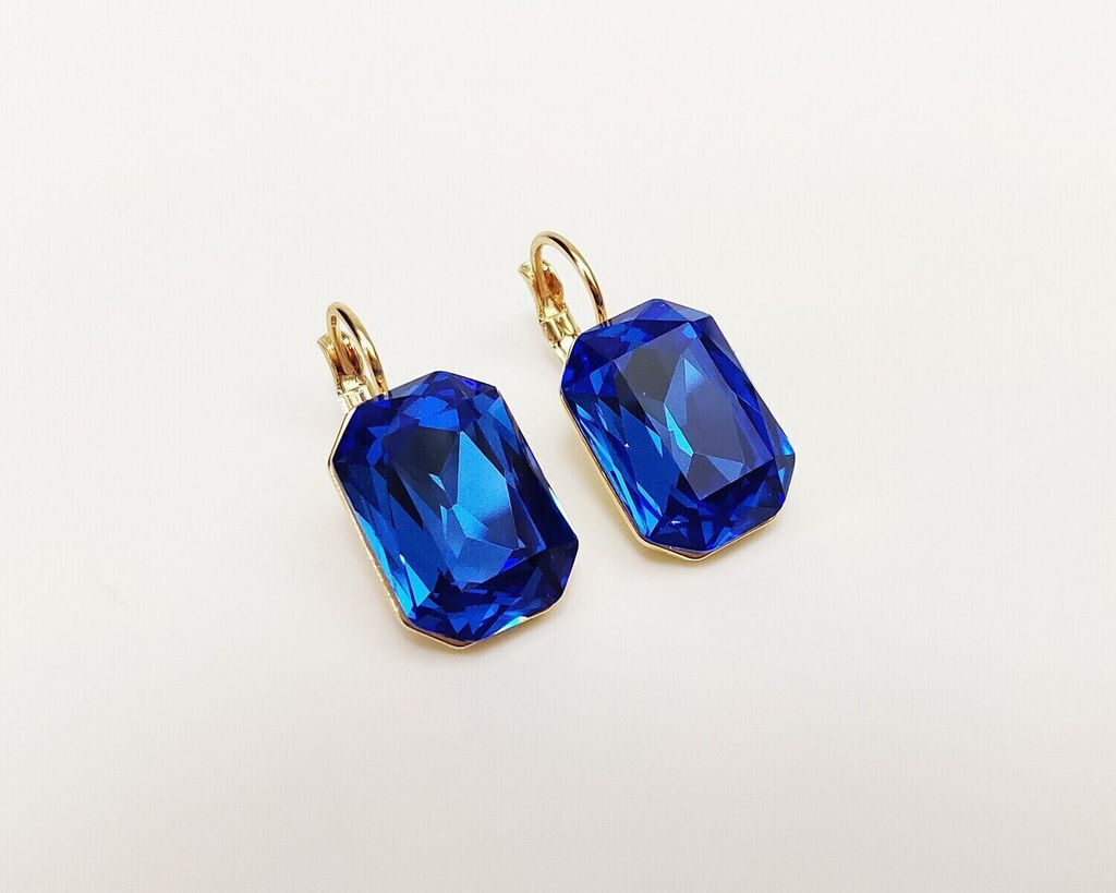 Серьги с чешскими кристаллами