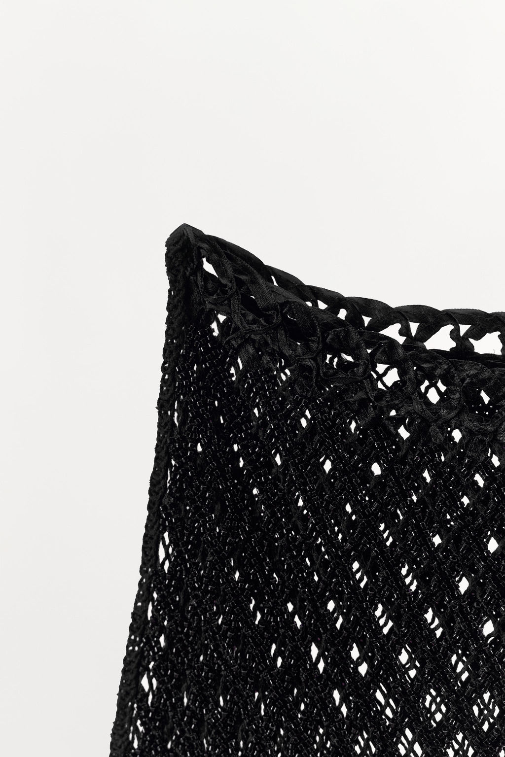 TEXTURED LACE KNIT BEADED TOP - Zara фото 6