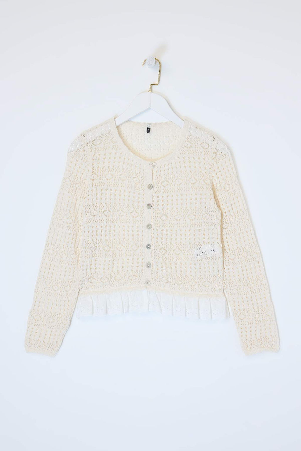 Tas Etek Ucu Dantel Garnili Ajurlu Triko H?rka TWOSS26HI00007