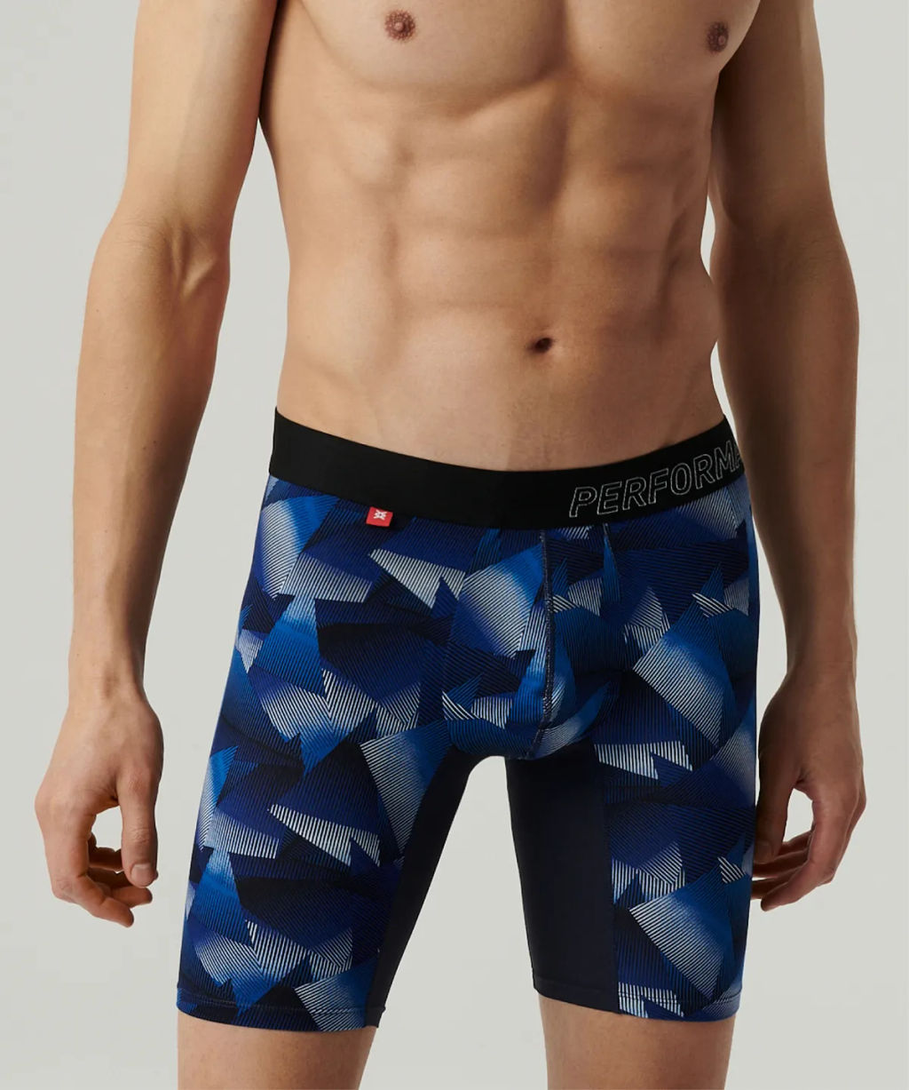 ATLANTIC MH-1202 Трусы шорты Long Performance темно-синий