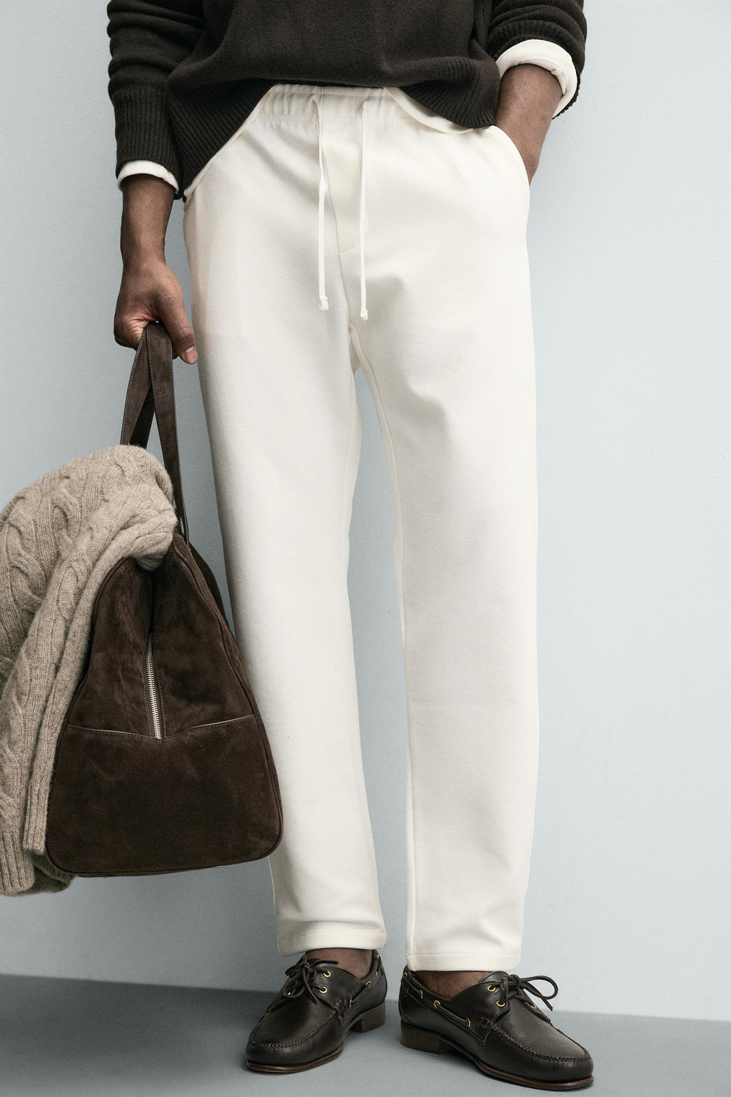 COMFORT JOGGER WAIST TROUSERS - Zara фото 5