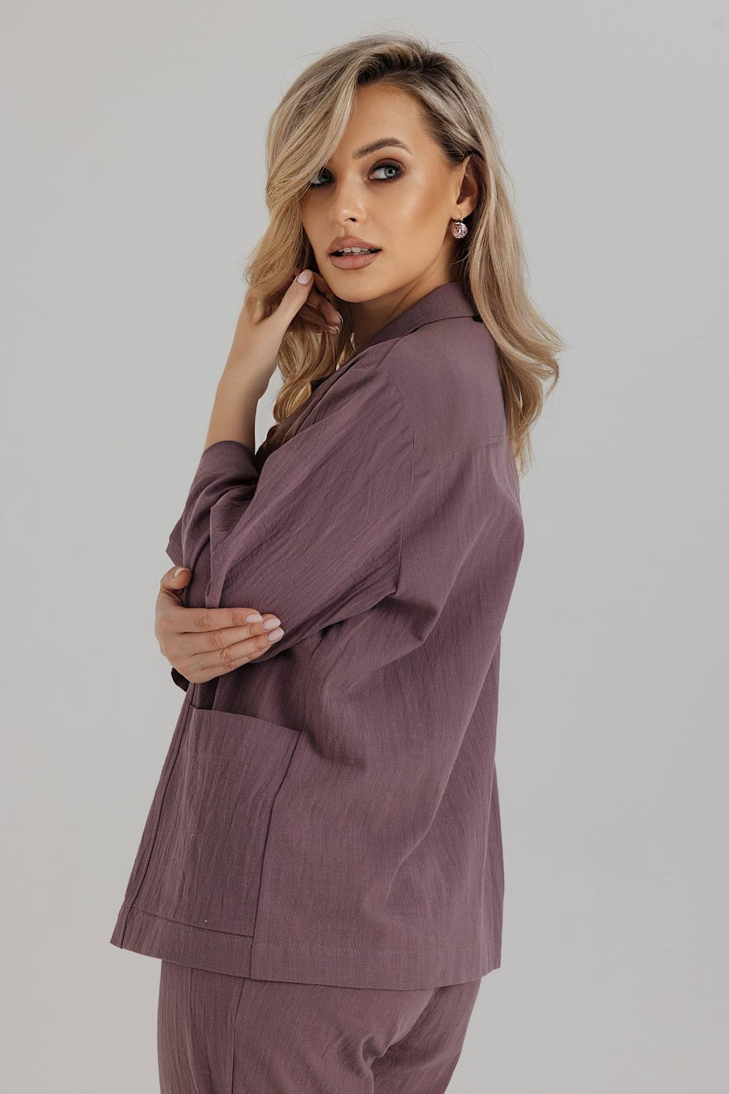 Жакет 4413/01/Сливовый - Rise фото 4