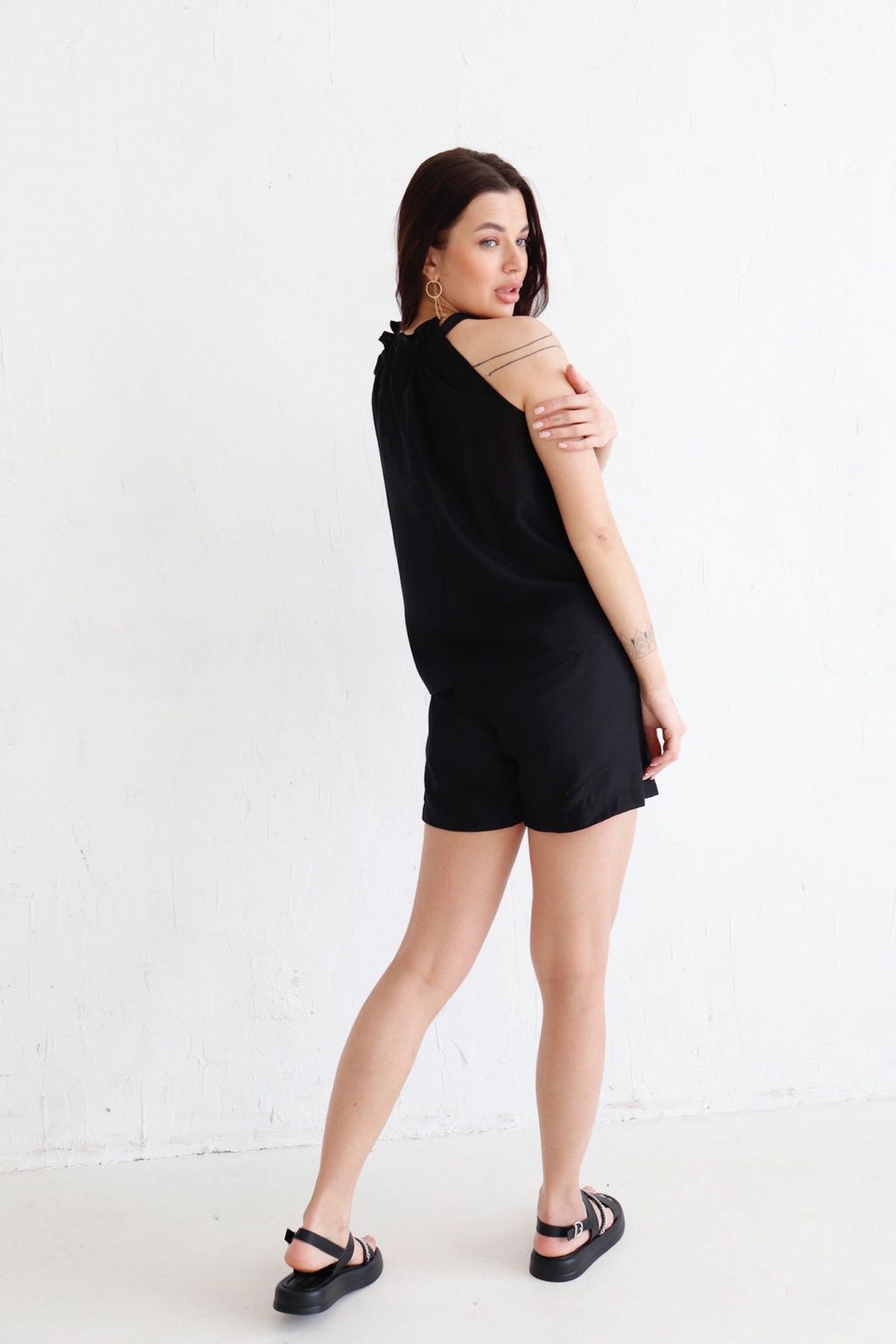 12587 Костюм из топа и шорт чёрный - Martichelli фото 7