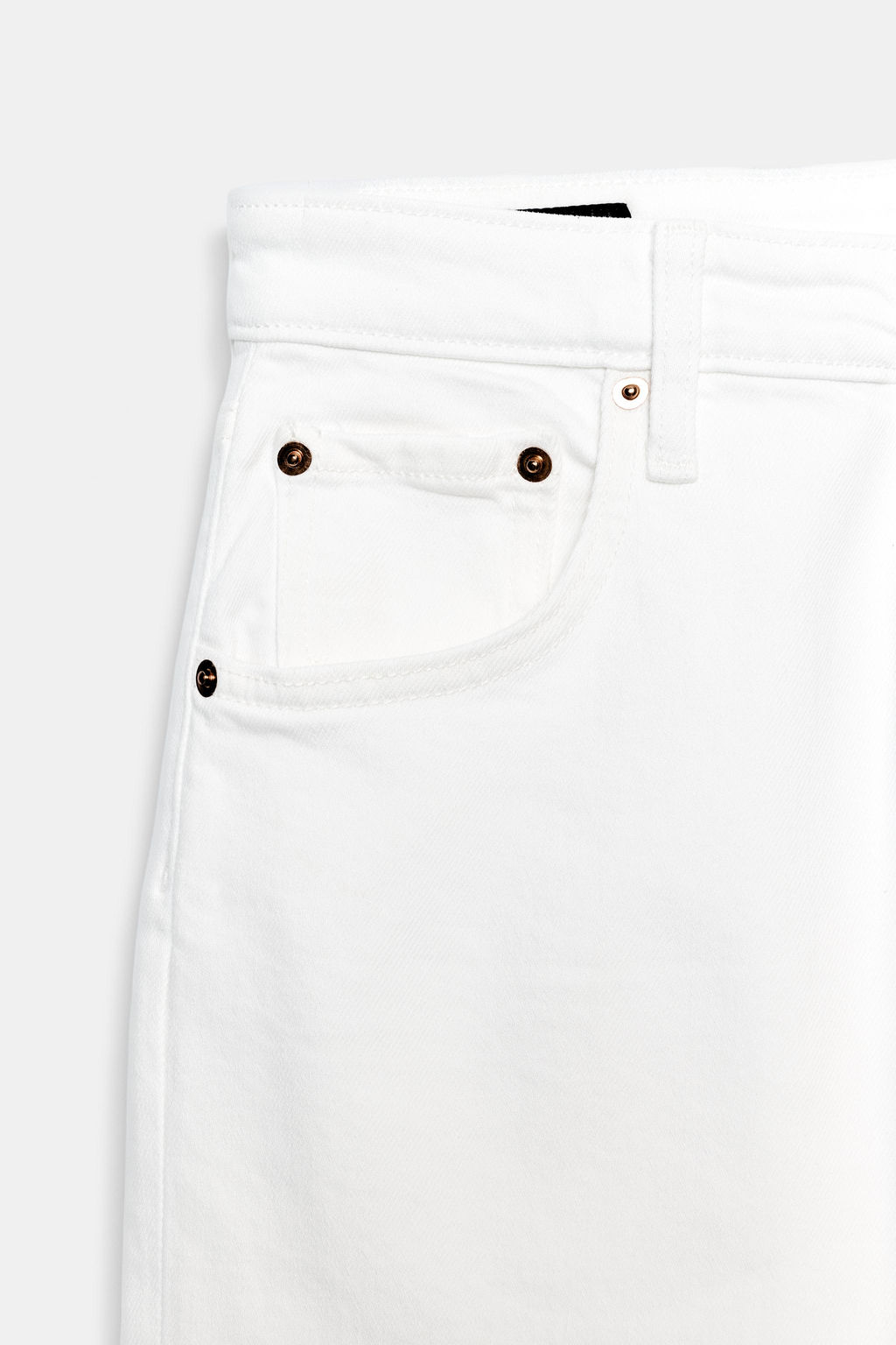 JEANS Z1975 STRAIGHT TIRO ALTO / Blanco