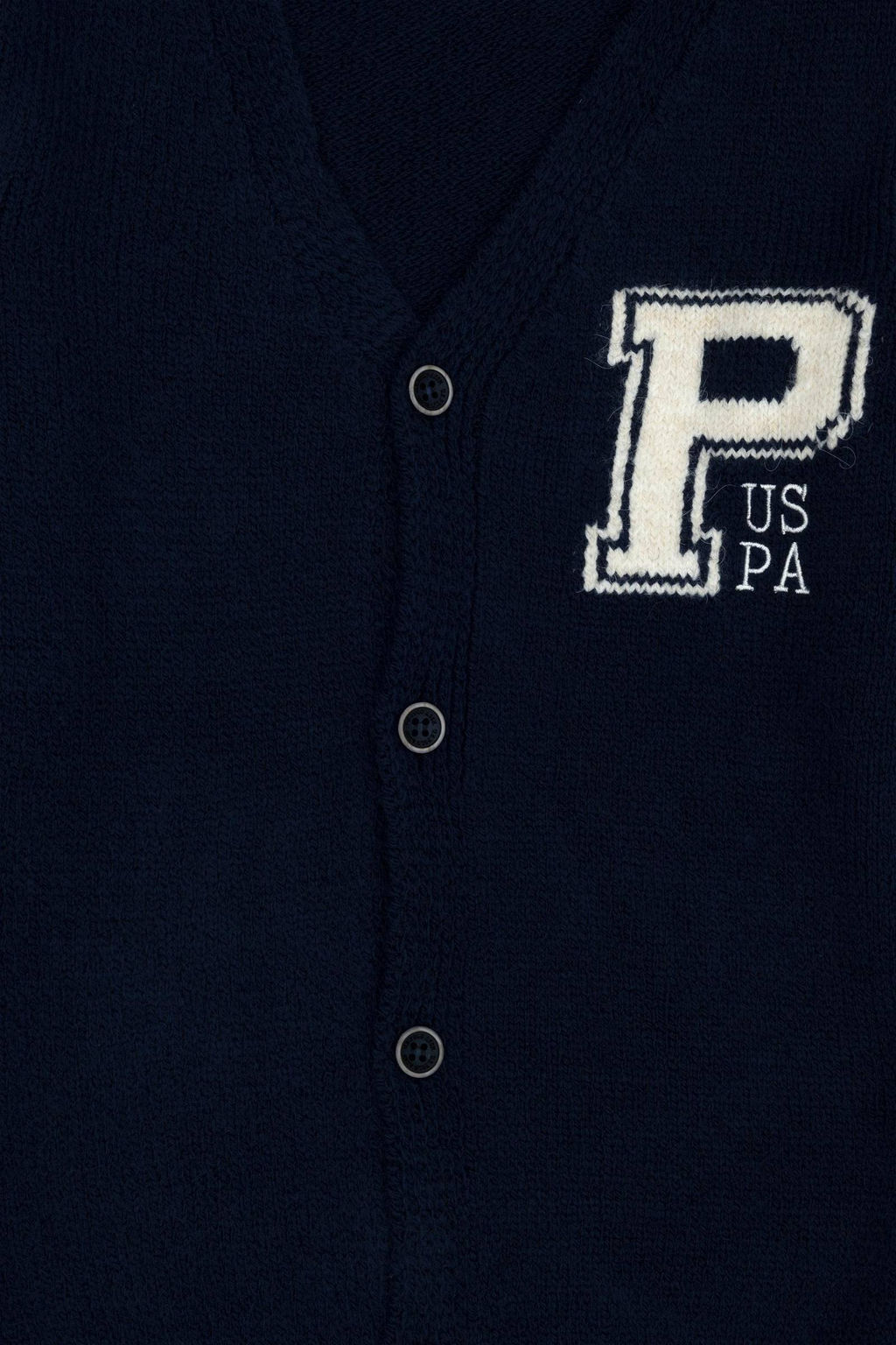 U. S. Polo Assn Темно-синий трикотажный кардиган для мальчика - U.s. polo assn фото 3