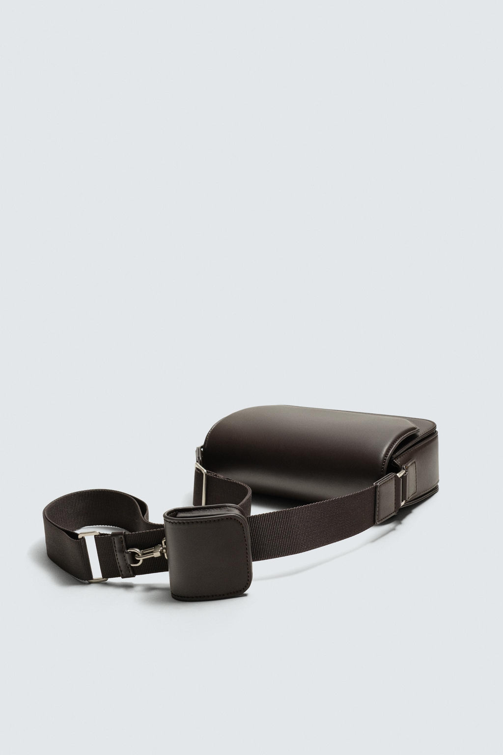 PLAIN CROSSBODY BAG WITH FLAP - Zara фото 5