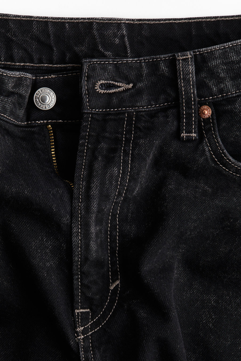 Curvy Fit Baggy High Jeans - H&m фото 5