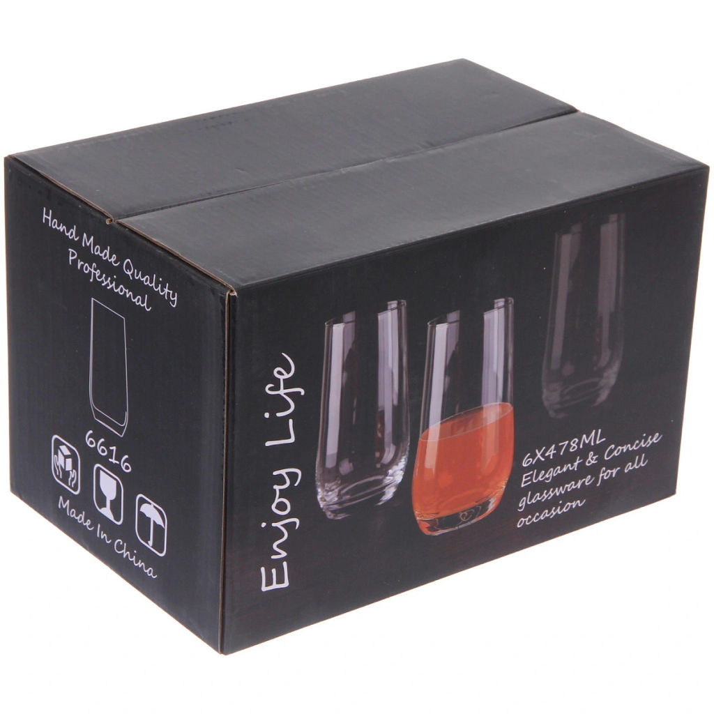 Стакан высокий 400мл "VIVALDI" в наборе 6шт