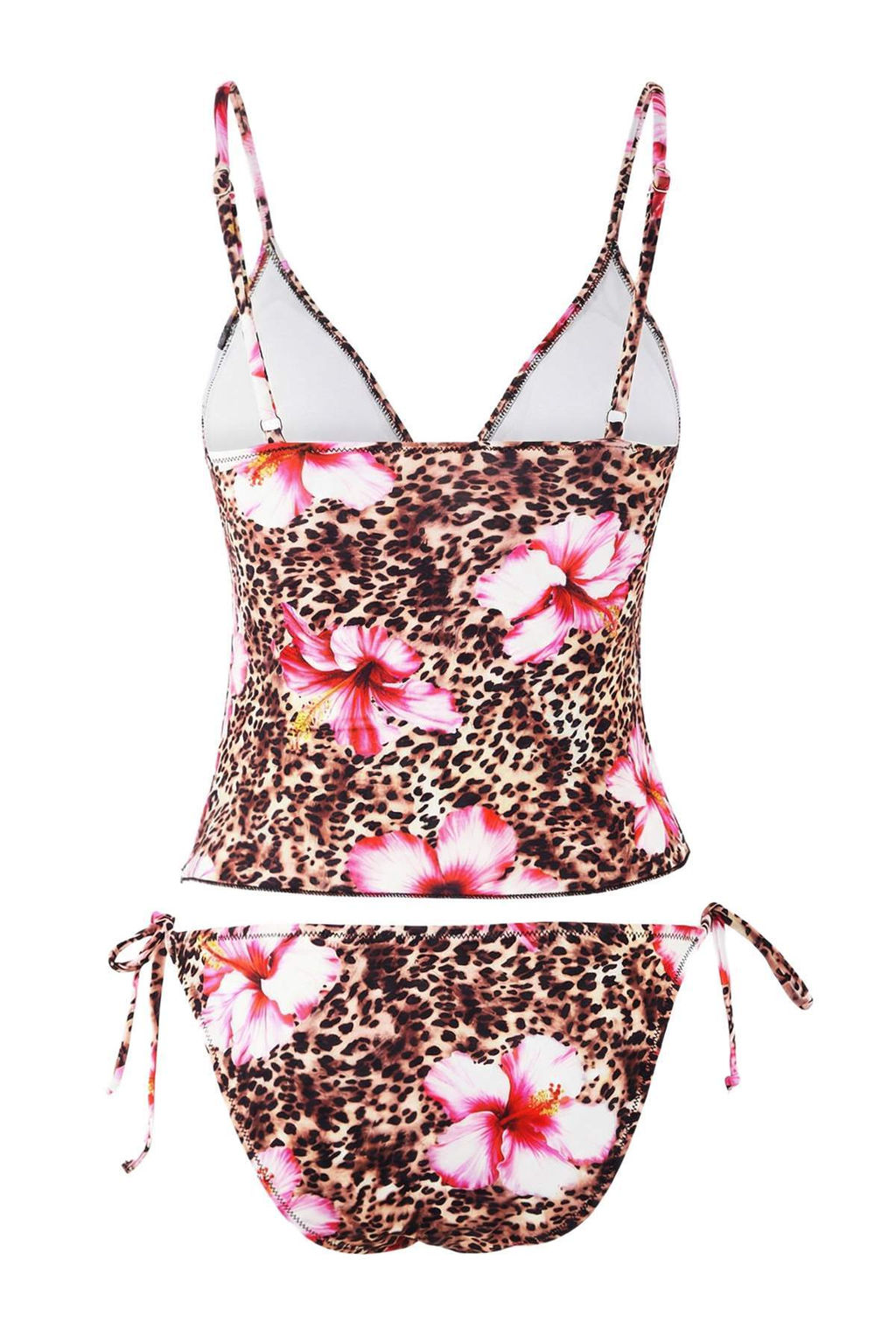 Leopar Desenli Tankini Normal Bel Bikini Tak?m? TBESS26BT00009 - Trendyolmilla фото 2