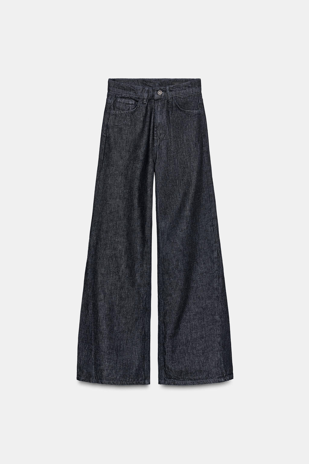 ZW COLLECTION HIGH-WAIST WIDE-LEG JEANS - Zara фото 5