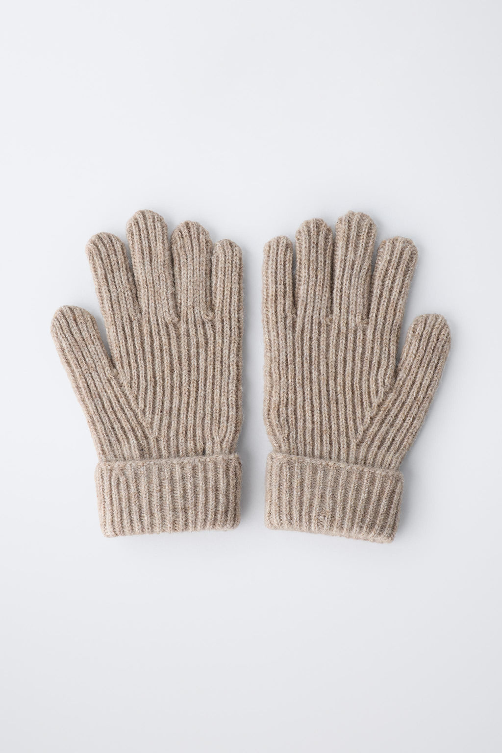 PLAIN KNIT GLOVES - Zara фото 4