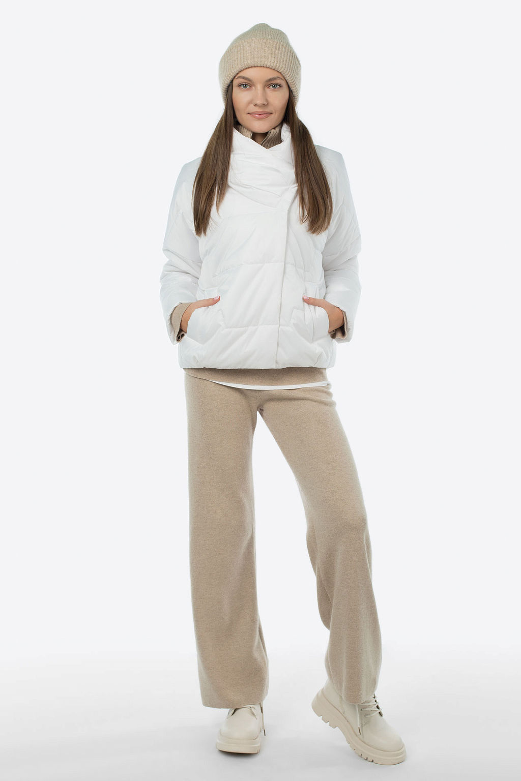 04-2854 Куртка женская демисезонная (G-loft 100) - El podio фото 3