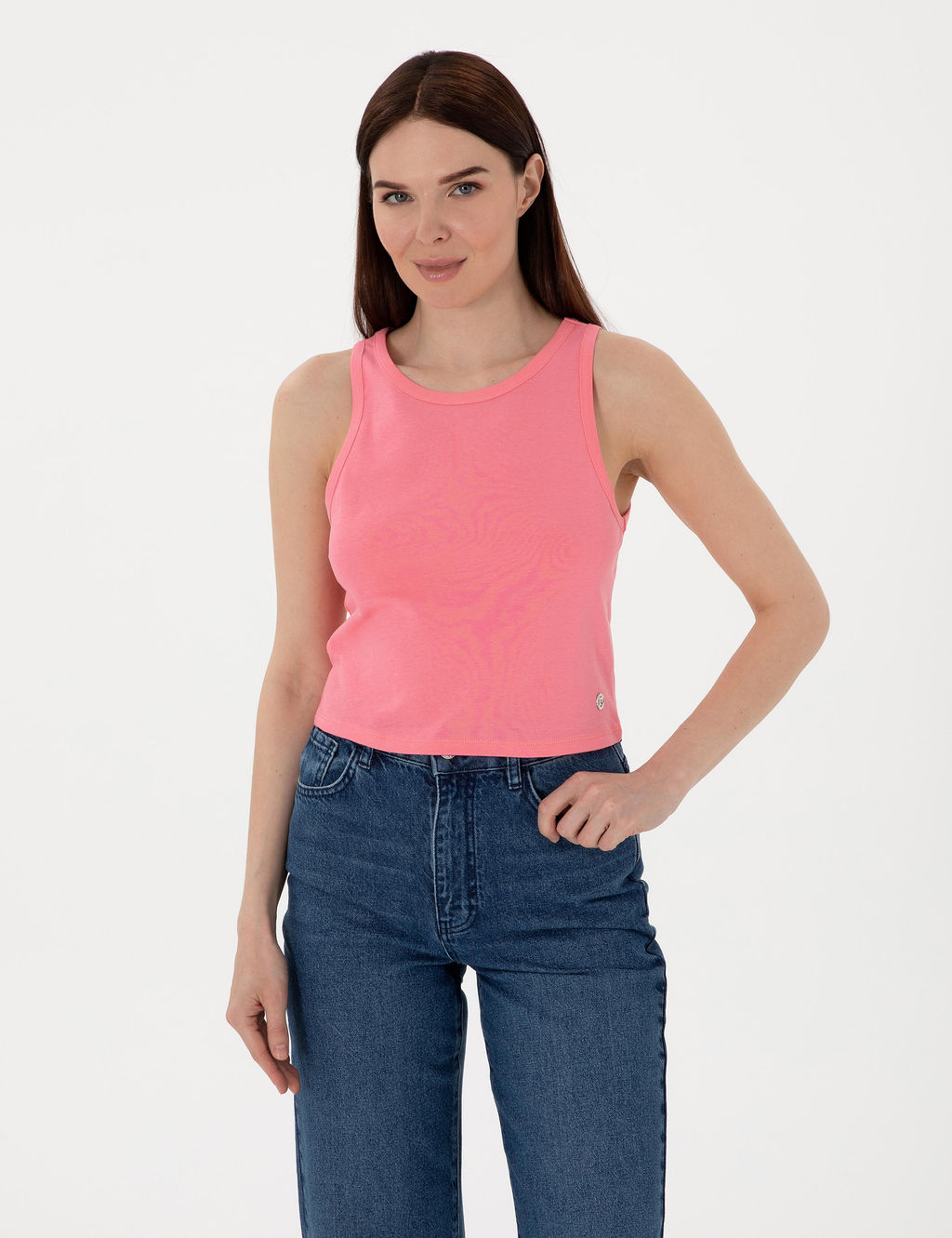 Pembe Ex. Slim Fit _rme Bluz
