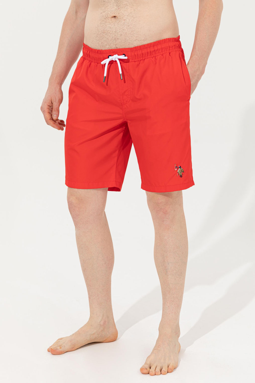 U. S. Polo Assn Мужские красные шорты для плавания - U.s. polo assn фото 12