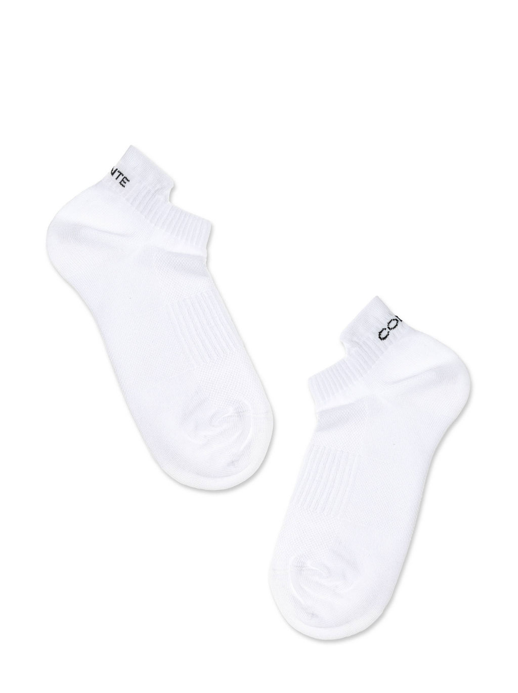 Цена за 2 пары. Носки Короткие CONTE Ультракороткие хлопковые носки ACTIVE с язычком белый - Conte elegant фото 3