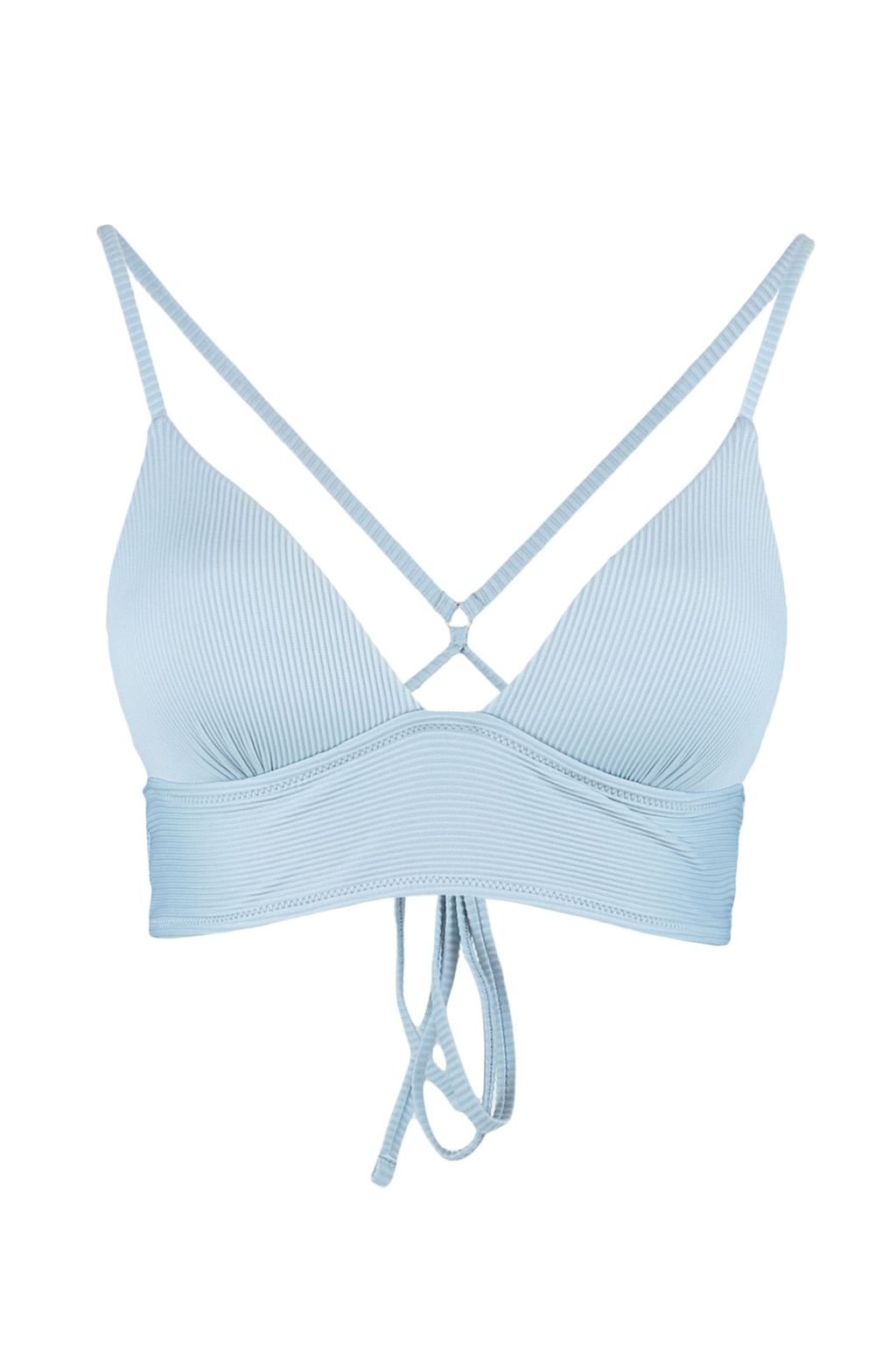 TRENDYOLMILLA Turuncu Ucgen Push Up Dokulu Bikini Ustu TBESS21BU0010  фото 24