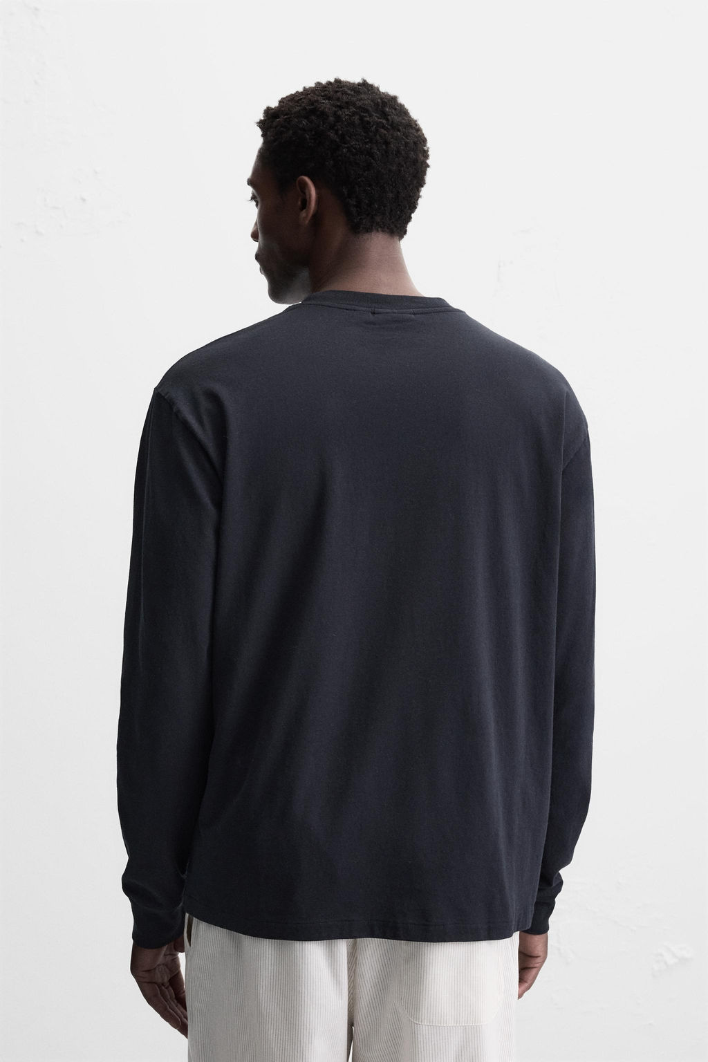 LIGHTWEIGHT LONG SLEEVE T-SHIRT - Zara фото 3