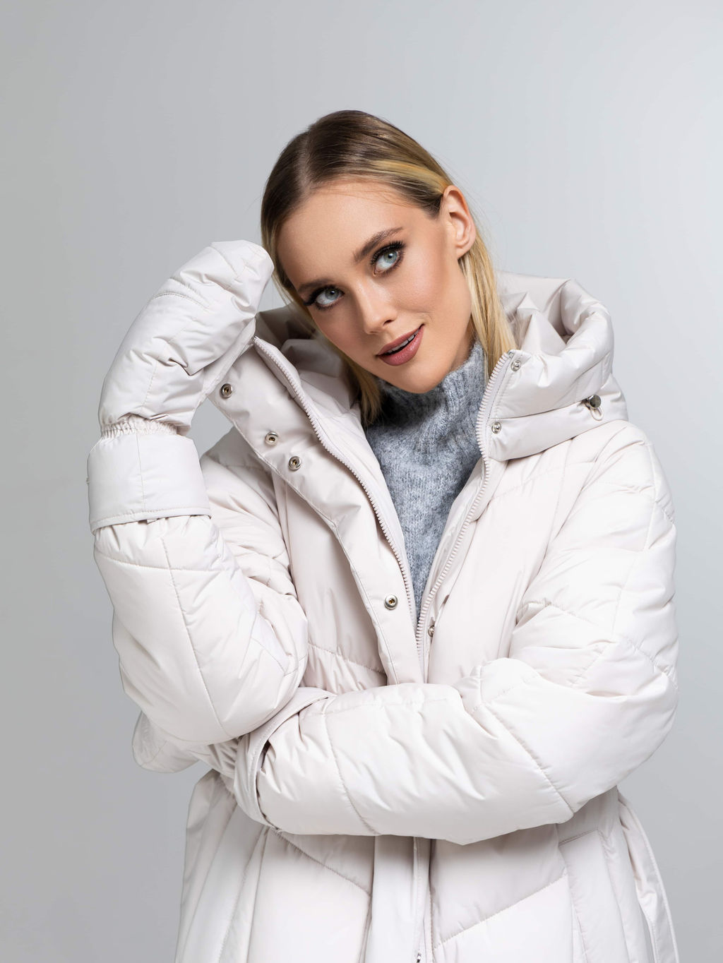 Пуховик женский HOOPS, арт. 83196zk  фото 7