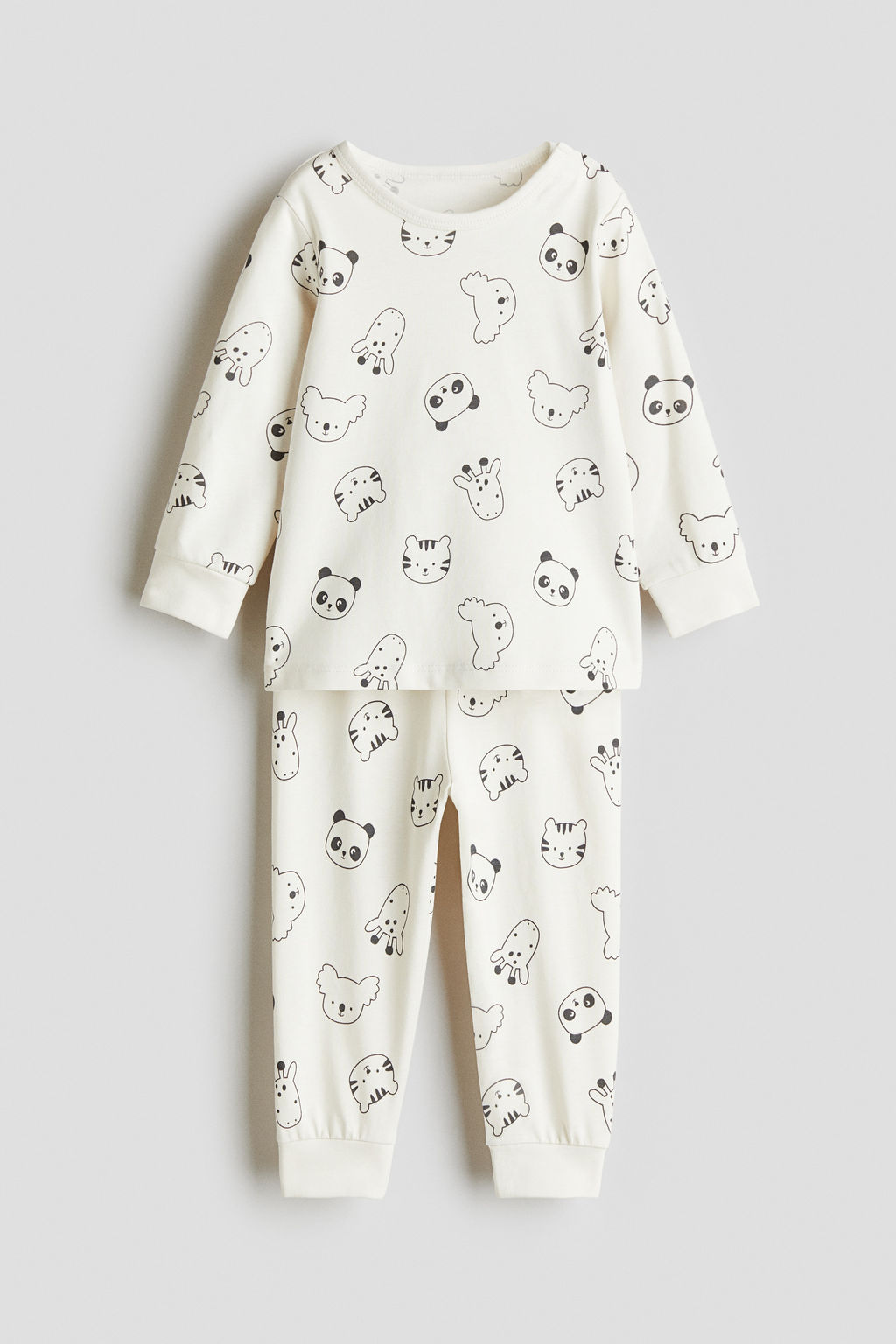 Pijama de algod?n con motivo estampado - H&m фото 3
